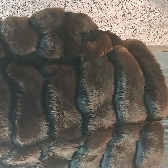 Faux Fur Jacket INC XL - Picture 2 of 9